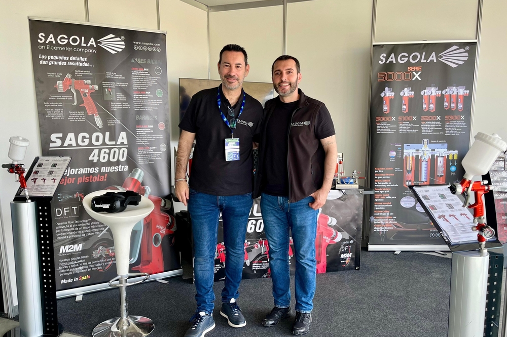 La tecnología de simulación SagolaSPRAY™ arrasa en ferias y centros de formación: todos quieren probarla