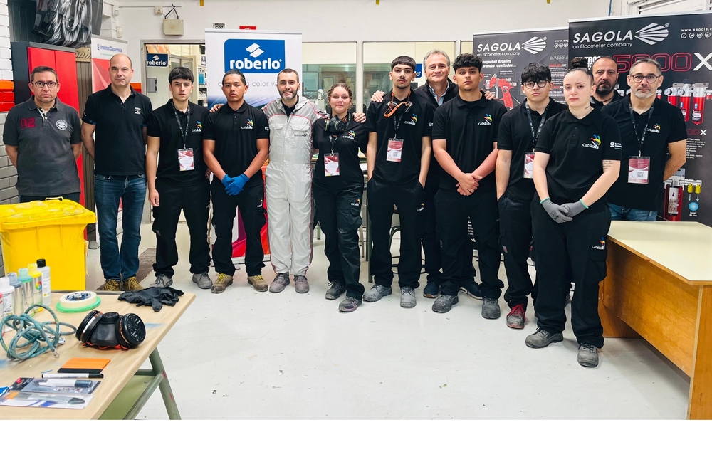 La tecnología de simulación SagolaSPRAY™ arrasa en ferias y centros de formación: todos quieren probarla