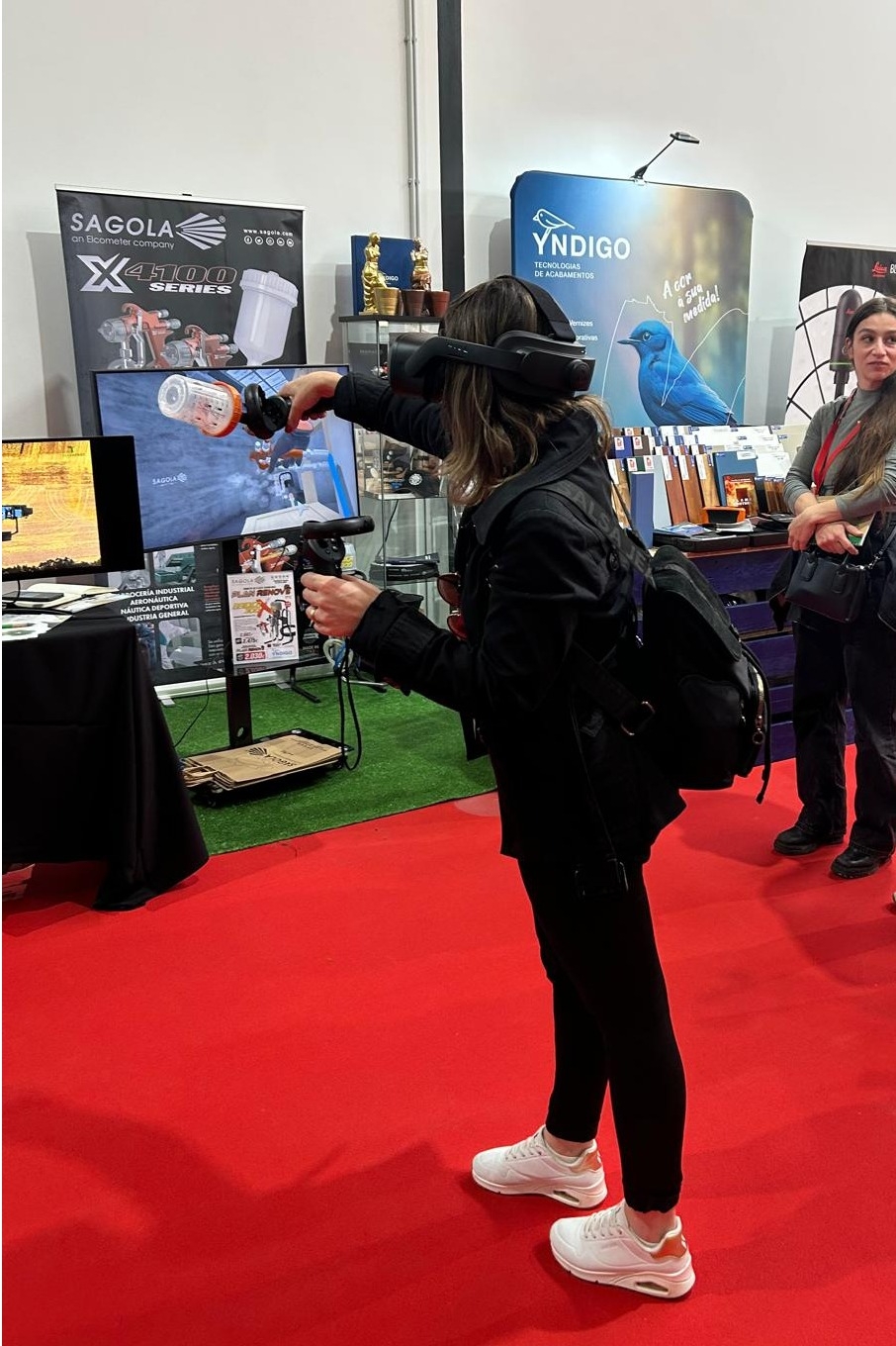 La tecnología de simulación SagolaSPRAY™ arrasa en ferias y centros de formación: todos quieren probarla