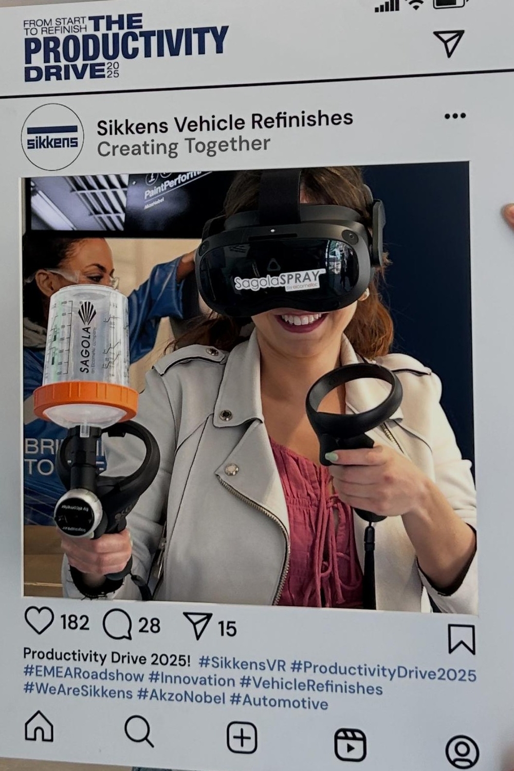 La tecnología de simulación SagolaSPRAY™ arrasa en ferias y centros de formación: todos quieren probarla