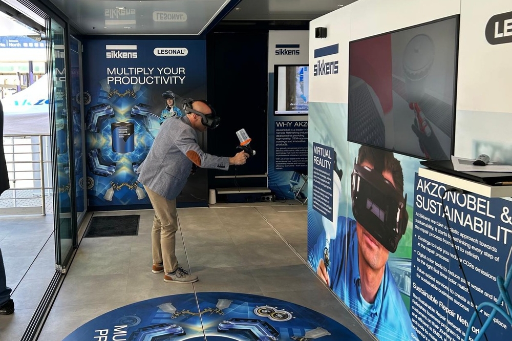 La tecnología de simulación SagolaSPRAY™ arrasa en ferias y centros de formación: todos quieren probarla