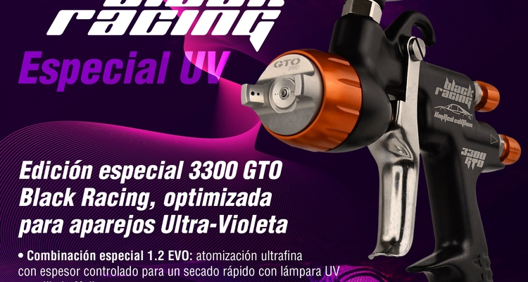 La nueva Sagola 3300 Black Racing UV aplica solo lo justo, ni más, ni menos.