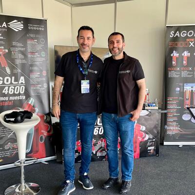 La tecnología de simulación SagolaSPRAY™ arrasa en ferias y centros de formación: todos quieren probarla