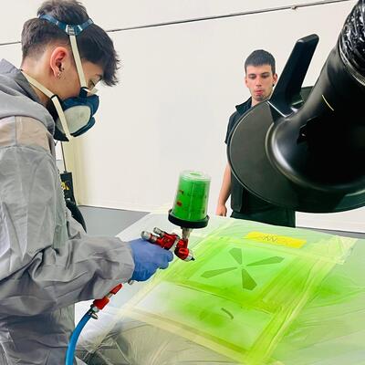 La tecnología de simulación SagolaSPRAY™ arrasa en ferias y centros de formación: todos quieren probarla