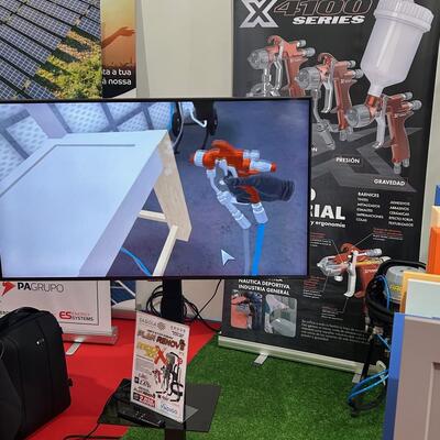 La tecnología de simulación SagolaSPRAY™ arrasa en ferias y centros de formación: todos quieren probarla