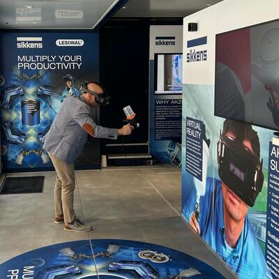 La tecnología de simulación SagolaSPRAY™ arrasa en ferias y centros de formación: todos quieren probarla