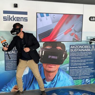 La tecnología de simulación SagolaSPRAY™ arrasa en ferias y centros de formación: todos quieren probarla