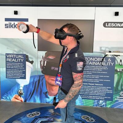 La tecnología de simulación SagolaSPRAY™ arrasa en ferias y centros de formación: todos quieren probarla