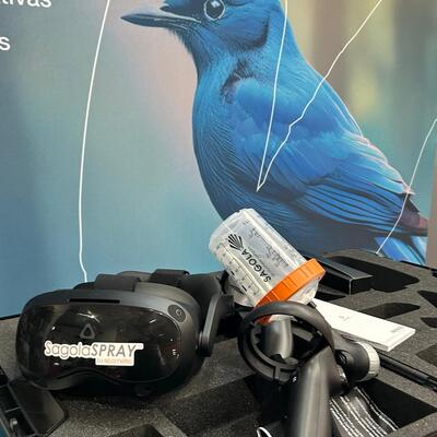 La tecnología de simulación SagolaSPRAY™ arrasa en ferias y centros de formación: todos quieren probarla